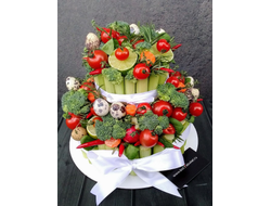 Торт из свежих овощей