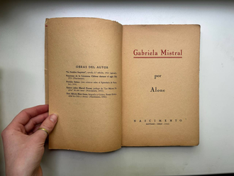 Gabriela Mistral. Por Alone
