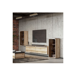 "Берген" Тумба со стеклом