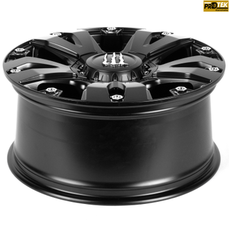 Комплект дисков R20 9,0J ET+35 5*150/5*139,7 Monster iV-542-SM201 Черный матовый (81961)