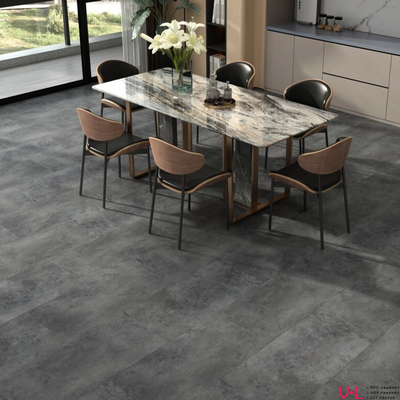 Кварцвиниловая плитка EvoFloor Stone Glue Dark Concrete / Тёмный Бетон SG 4-007 42 класс толщина 2.5 мм без фаски клеевая 4.18 м2