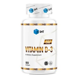 Витамин D3 5000IU, Gold Line, 90 softgels (SNT)