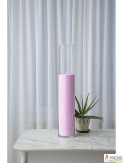 Насыпная свеча "Цилиндр 80 см", розовая "Нежно-розовый"