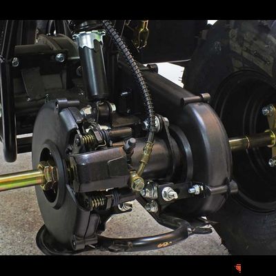 Квадроцикл GreenCamel Gobi K51 (30Ah 36V 800W R7 Цепь) быстросъем, ножной тормоз, pеленый экстрим