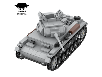 Pz.III немецкий средний танк - Лего танк