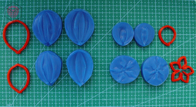 Набор молдов , вайнеров и каттеров "Георгин"