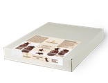 Шоколадные звезды из темного шоколада Callebaut, 120 гр (1 лист)