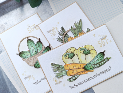 ФП штамп "Зеленый горошек"