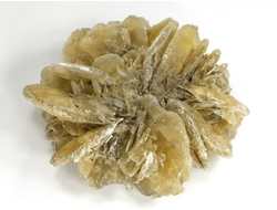 Гипс, "Гипсовая роза", крупный сросток кристаллов, Россия, Ставропольский край (78*69*31 мм, 137 г) №29342