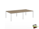 Стол-тандем письменный на металлокаркасе  VL-51/52