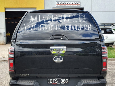 Кунг Sammitr SUV Plus V2 на Great Wall Poer чёрный цвет 0N1! Задняя дверь на раме+центральный замок!