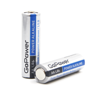 GoPower AA / LR6 Super POWER Alkaline Щелочной элемент питания 1.5V Shrink 2