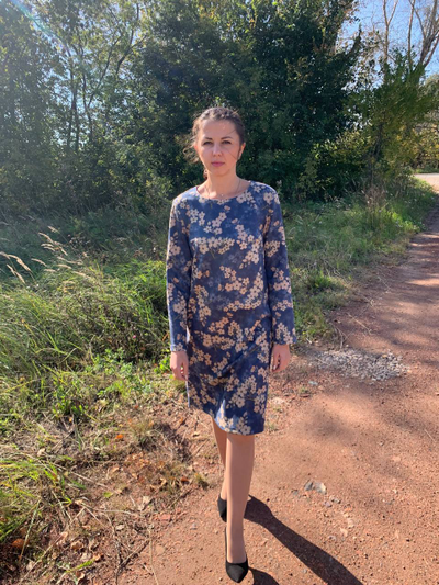 Платье 395-0924 ЗАМША