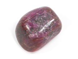 Корунд красный (рубин), галтовка, Мьянма (27*22*18 мм, 28,4 г) №27563