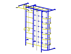 ДСК ПИОНЕР-С5С синий, перекладины желтые