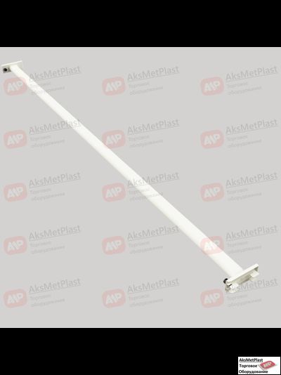 W-3842C Стяжка центральная овальная для системы базис (Basis) L=1200мм с белым покрытием