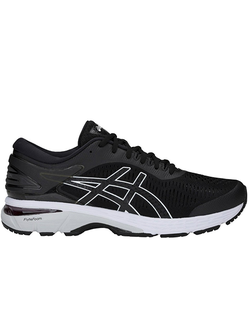 Asics Gel-Kayano 25 Черные с белым