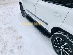 Пороги на Chery Tiggo T11, FL (2005-2011-…) Black-Premium