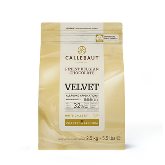 Белый шоколад VELVET Callebaut 32%, 100 гр