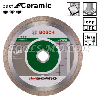 Алмазный диск Best for Ceramic D 180 x 2.2 x 25,4 мм