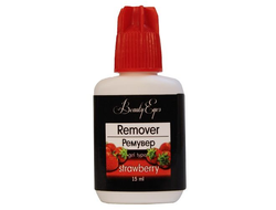 Ремувер гелевый с ароматом Клубники 15 мл Beauty eyes