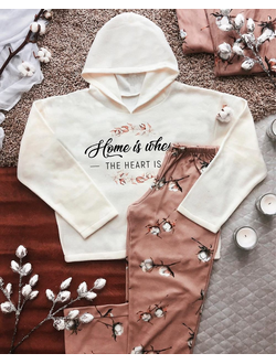 Флисовый костюм "Home is"