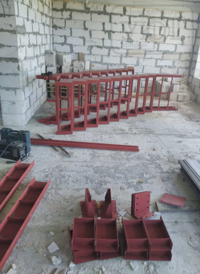 МК №24. МЕТАЛЛОКАРКАС ГРУНТОВАННЫЙ. ДВОЙНОЙ КОСОУР ПОД ЗАШИВКУ (ЛАЗЕРНАЯ РЕЗКА)