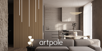 Гипсовая панель BARCODE + LED артикул M-0054