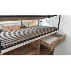 (ЗЕМТЕК0300) Хлебная витрина "ZEMTEK" с 2-мя наклонными полками