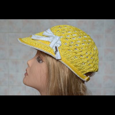 бейсболка желтая женская из коллекции женских бейсболок желтого цвета из Италии