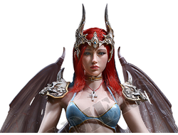 Леди Бэт - Коллекционная ФИГУРКА (Эксклюзивная версия) 1/6 scale Lady Bat Action Figure 2018 SHCC Exclusive, Mermaid Melody Pichi Pichi Pitch (PL2018-128) - TBLeague