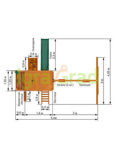 Детская площадка IgraGrad Шато 2