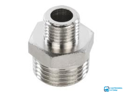 Ниппель переходной VIEIR 11/2"- 1" нр/нр никель