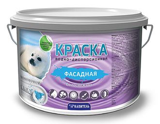 Краска водно-дисперсионная фасадная Капитель NEW для кирпича