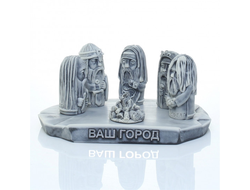 ПЯТЬ БОГОВ У КОСТРА 2 , ЛИТЬЕВОЙ МРАМОР. ОПТ