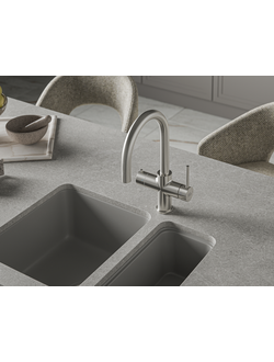 Система мгновенного кипячения воды с газацией и охлаждением 5в1 AQUAHOT MONTBLANC BN (нержавеющая сталь)