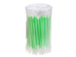 Ватные палочки зелёные, 80 шт