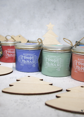 Грифельная краска Siberia Kraft Завтрак с Одри (200мл)