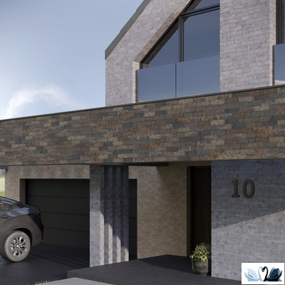 Плитка фасадная Belani Brick wall 25 х 7,5 см натурал Береза керамика