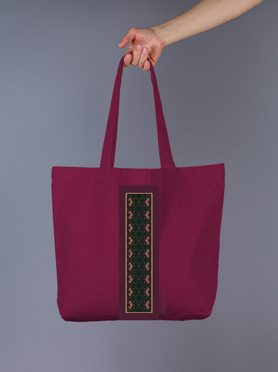 Эко-шоппер с принтом "Самоцветы", коллекция "Волшебные мечты"