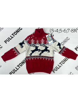 Детский свитер Олени в лесу