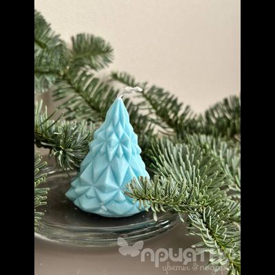 НОВОГОДНЯЯ СВЕЧА &quot;ЁЛКА ХРУСТАЛЬ&quot;