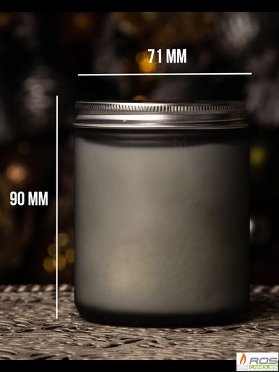 Соевая ароматическая свеча "Табак и макадамия"