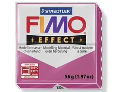 полимерная глина Fimo effect, цвет-ruby quartz 8020-286 (кварц рубиновый), вес-56 гр