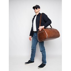 Портплед + дорожная сумка (2 в 1) Palermo Premium 
cognac (арт. 4038-53)