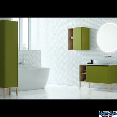 ШКАФ НИЖНИЙ КАПЕЛЛА 1100-500-2 С ВНУТРЕННИМ ВЫДВИЖНЫМ ЯЩИКОМ СТОЛЕШНИЦА НАТУРАЛЬНЫЙ МРАМОР BIANCO CARRARA