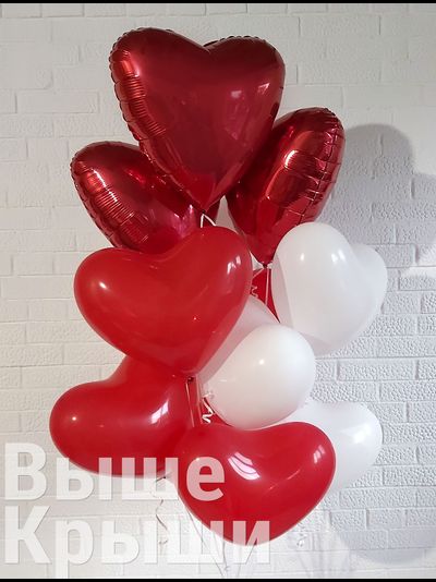 Сет воздушных шаров "Сердечный"