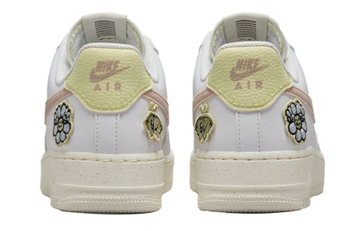 Кроссовки Nike Womens Air Force 1 '07 SE NN Next Nature White Pink Oxford  оригинальные