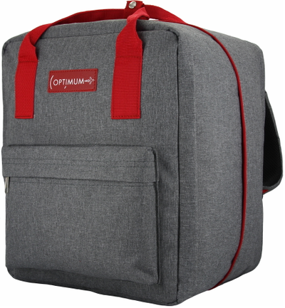 Рюкзак Сумка Чемодан ручная кладь 36x30x27 Optimum Pobeda RL, серый