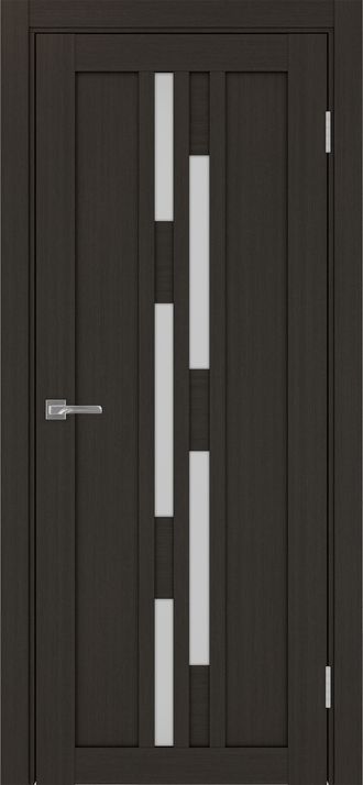 Межкомнатная дверь "Турин-551" венге (стекло сатинато)